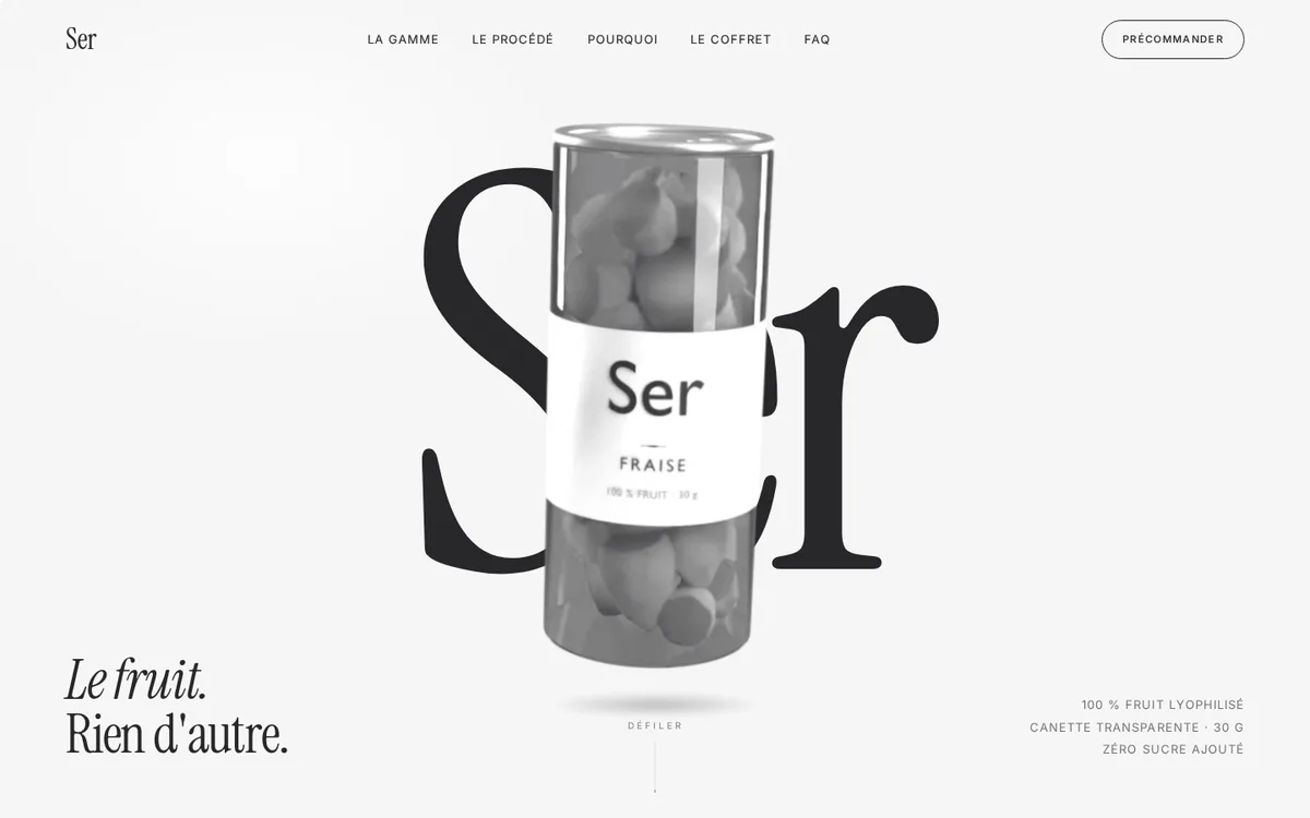 Page d’accueil du site eatser.fr